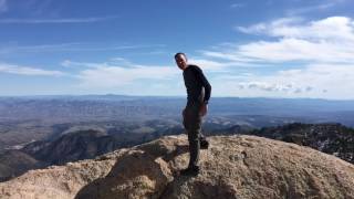 We hiked up to the top of aspen peak in hualapai mountain park just
outside kingman arizona