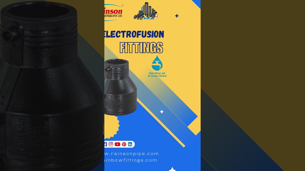 HDPE Electrofusion Reducer manufactured by Rainson Pipe Industries Pvt Ltd 