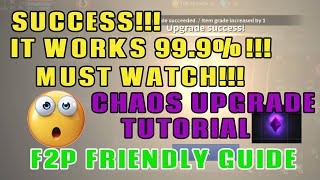 Cabal Mobile: Easy Chaos Upgrade (CU) Tutorial - It Works 99.9%!!!