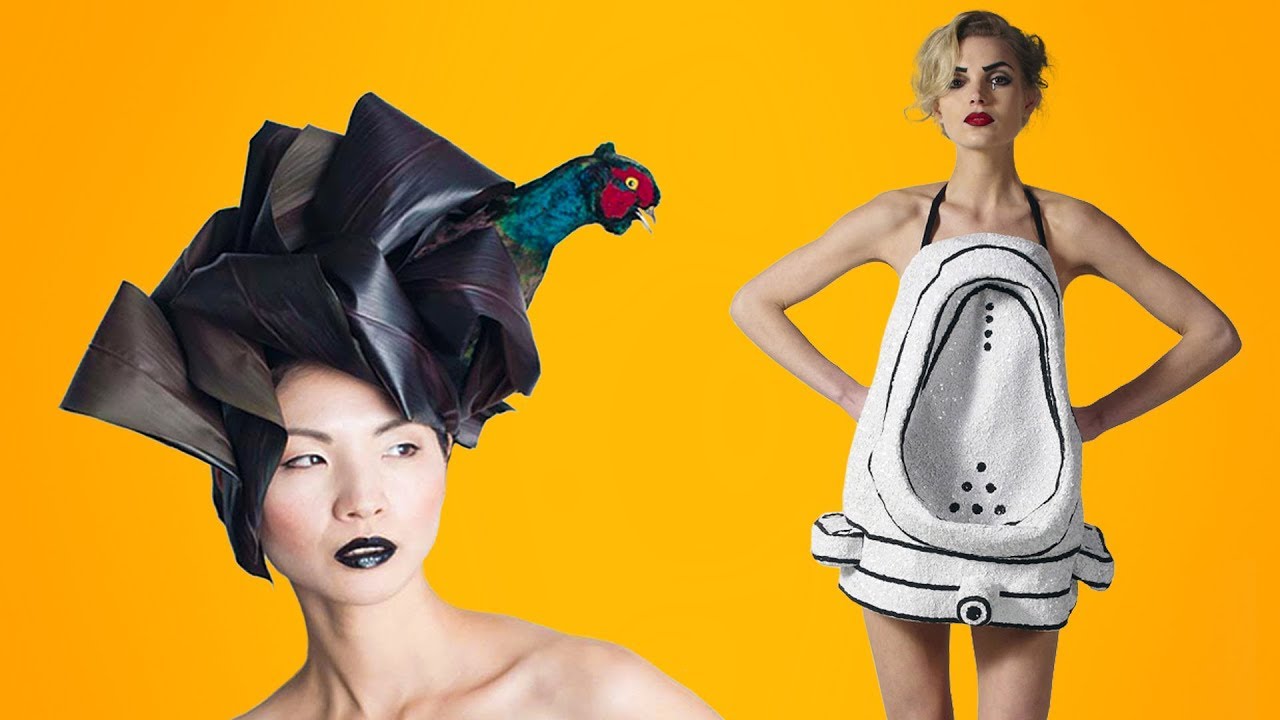 Most Bizarre Weird SHOES, Craziest DRESSES and Strangest HATS
