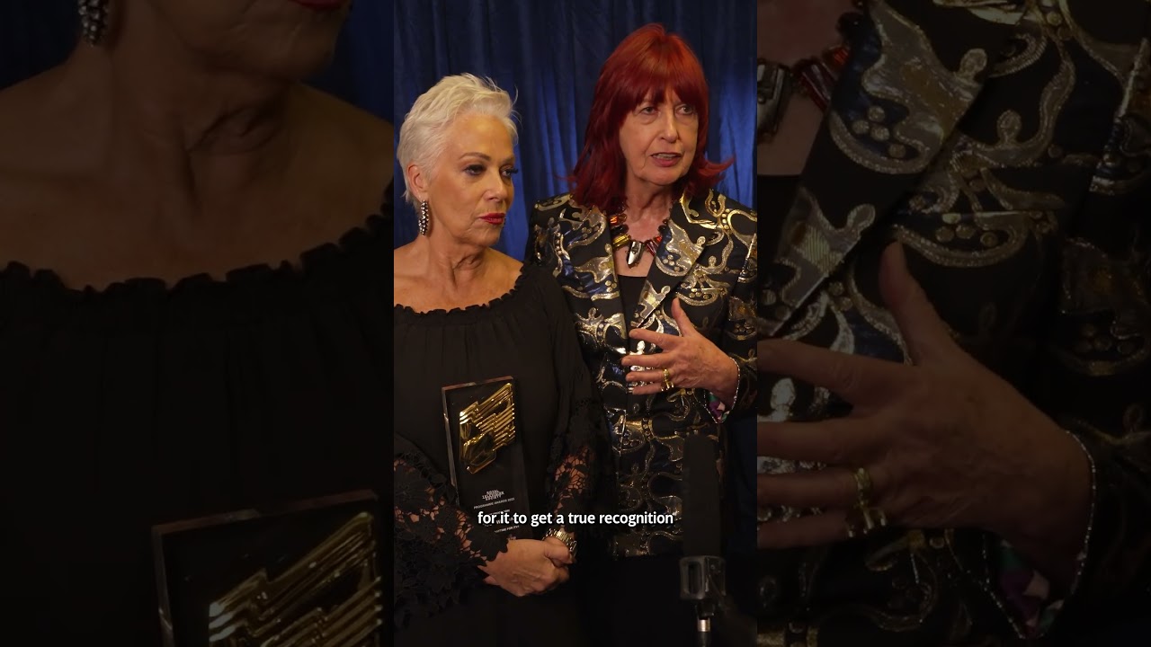 The Loose Women team celebrate their (overdue) award for Daytime Programme 