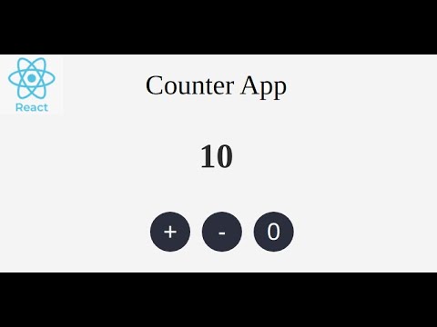 Simple Counter App using React JS