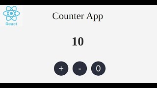 Simple Counter App using React JS
