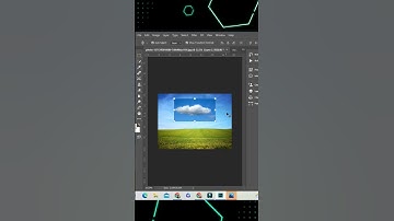 How to cut out cloud - short Photoshop  tutorial
