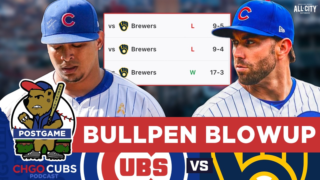 CUBS POSTGAME: Alex Bregman & Cubs OUTPLAY Misiorowski, But Brewers Take Game 3 | CHGO Cubs