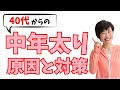 【更年期】中年太りの原因と対策エクササイズ