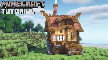Minecraft - Shop Tutorial (How to Build)