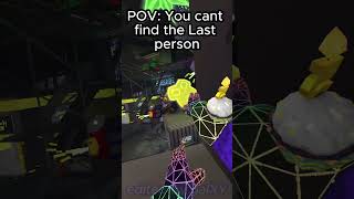 When You Cant Find The Last Person...