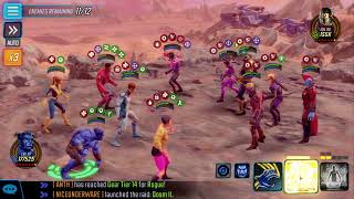 rogue famine difficulty 8 with 156 scourge mission 3 mutant marvel strike force