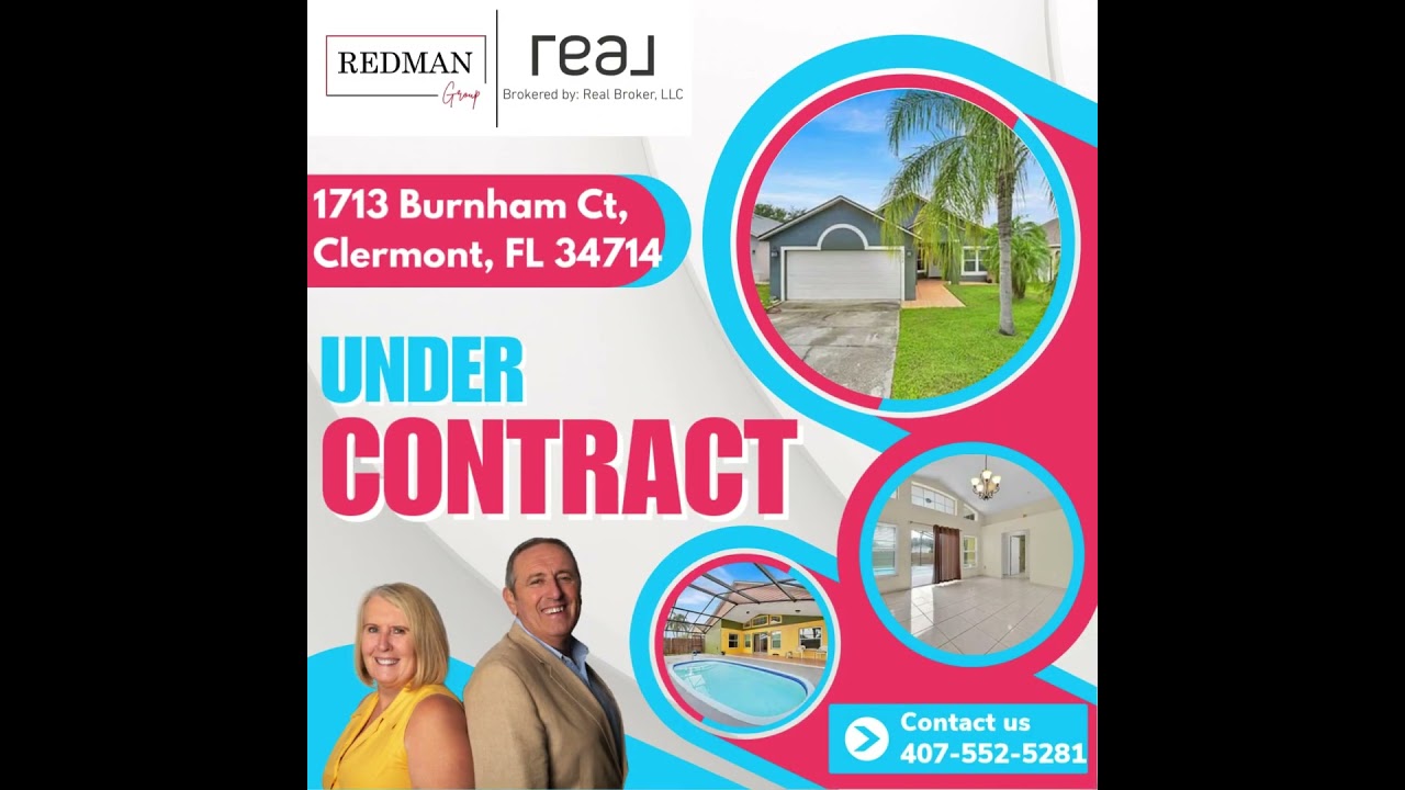 🚨Under Contract🚨👉1713 Burnham Ct, Clermont, FL 34714👈