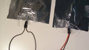 Simple variable capacitor demo with aluminium foil and arduino uno