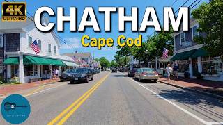 Chatham, Massachusetts Scenic Driving Tour | Cape Cod Summer Drive 4K | The Elbow of Cape Cod