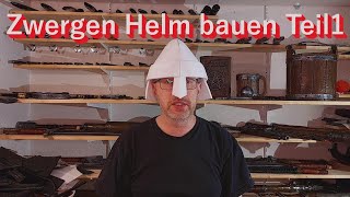 Larp/Cosplay tutorial: Building a dwarven helmet Part 1