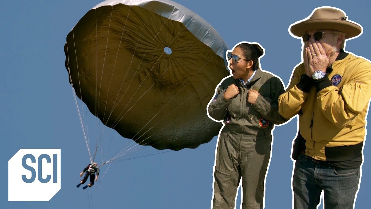 Will a Duct Tape Parachute Save Your Life? | MythBusters Jr.