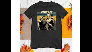 Coldplay Retro Vintage T Shirt, Coldplay Vintage Shirt Idea, Unisex Gift Shirt