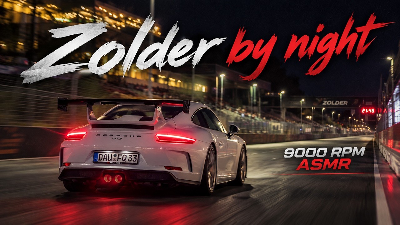 A Quick Lap of Zolder in Darkness | 6-Speed Manual 991.2 GT3 | 4K