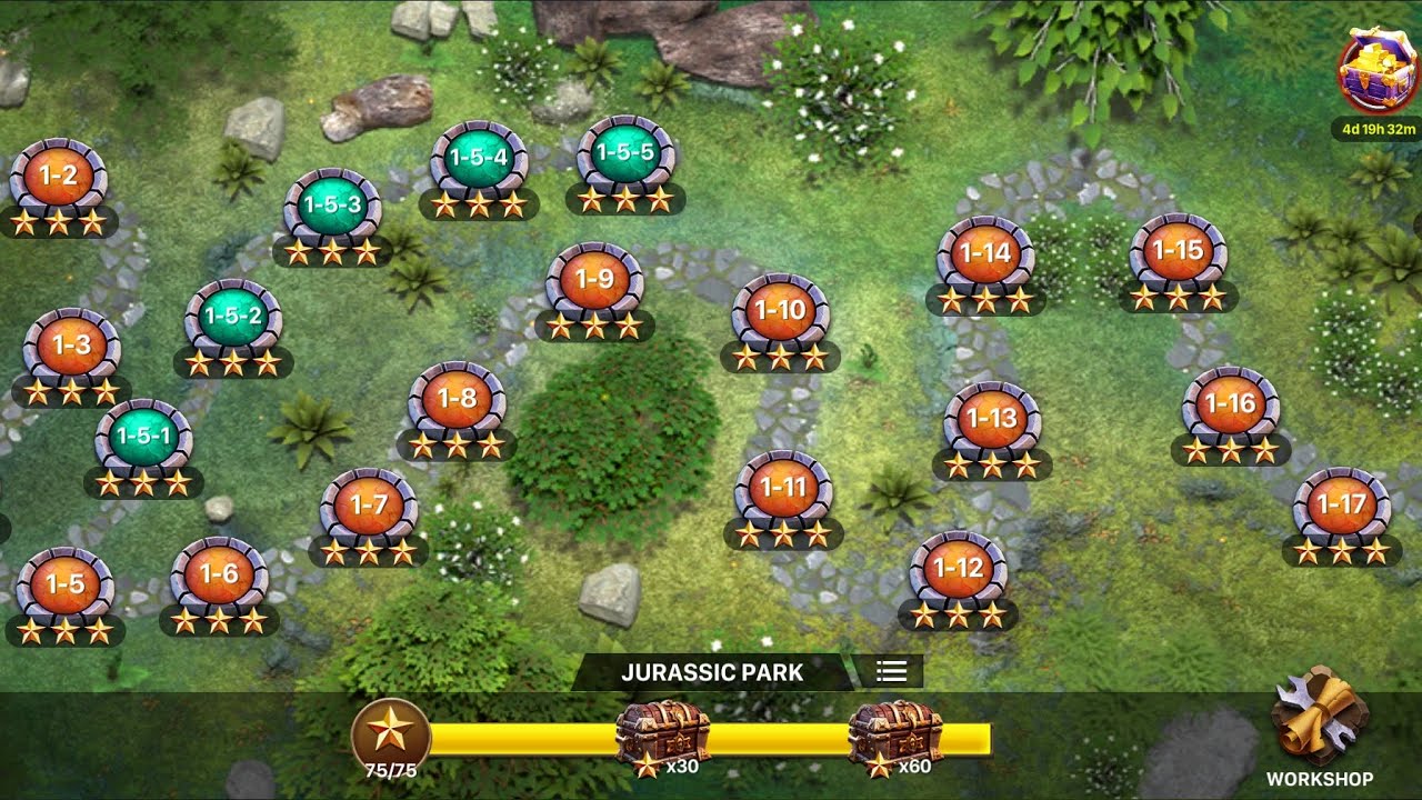 ARBS HOW TO GET 3 STARS ON ALL LEVELS JURASSIC PARK (READ DESC)