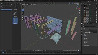 BLENDER - Lesson 11 - 3D Parametric Objects, Export FBX, OBJ, Blend, Asset Browser, Library, Refresh