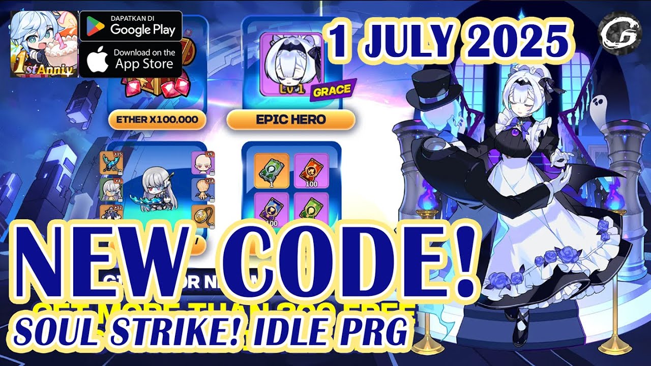 🎁 NEW CODE Soul Strike! Idle RPG Giftcode & Redeem Code 1 July 2025 ...