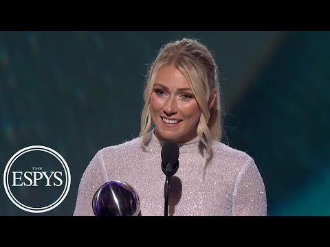 Mikaela Shiffrin wins Best Athlete, Women's Sports award | 2023 ESPYS (📍 @CapitalOne)