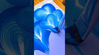 Satisfying Purple Paint Art 🎨💜 | Easy Brush Painting #Shorts