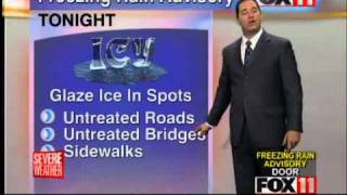 Freezing rain advisory in effect