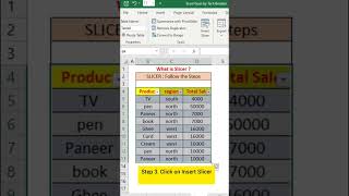 Use a Slicer to filter data 😉 #techbooster #excelformula   #computer