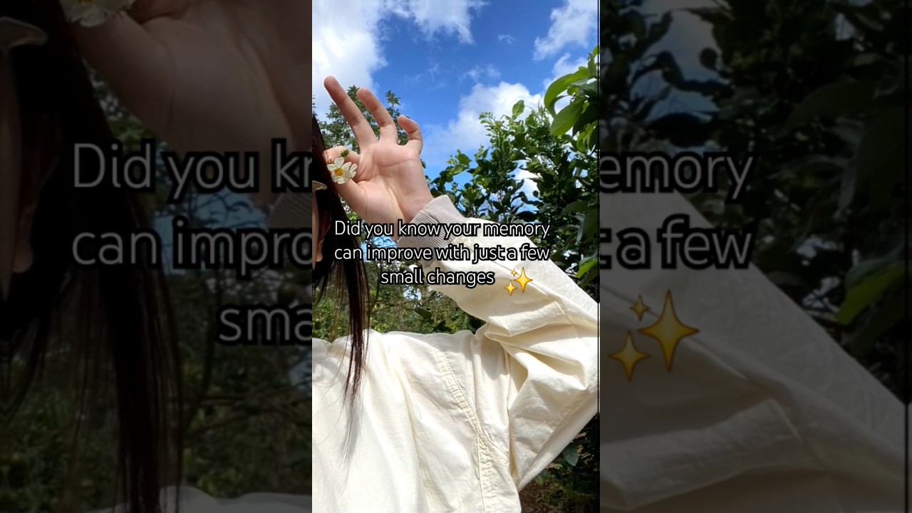 🧠 Boost your memory with small daily habits! 💤🏃🍓 