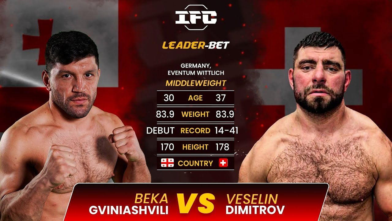 Beka Gviniashvili VS Veselin Dimitrov - IFC 22 - FULL FIGHT