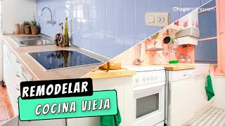 REMODELAR una COCINA VIEJA SIN OBRAS: El ÁNTES y DESPUÉS de estas dos cocinas by Hogarmania 2,313 views 2 weeks ago 10 minutes, 54 seconds