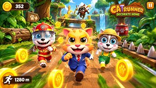 Cat runner decorate home new challenge best gameplay 🔥😎