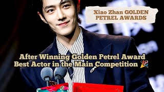 Xiao Zhan Won Golden Petrel Award Best Actor in the Main Competition Congratulations 🎉 #xiaozhan #肖战