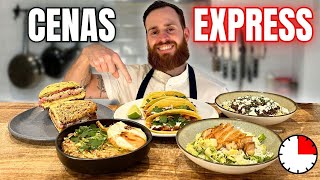 5 Cenas Listas En 15 Minutos O Menos