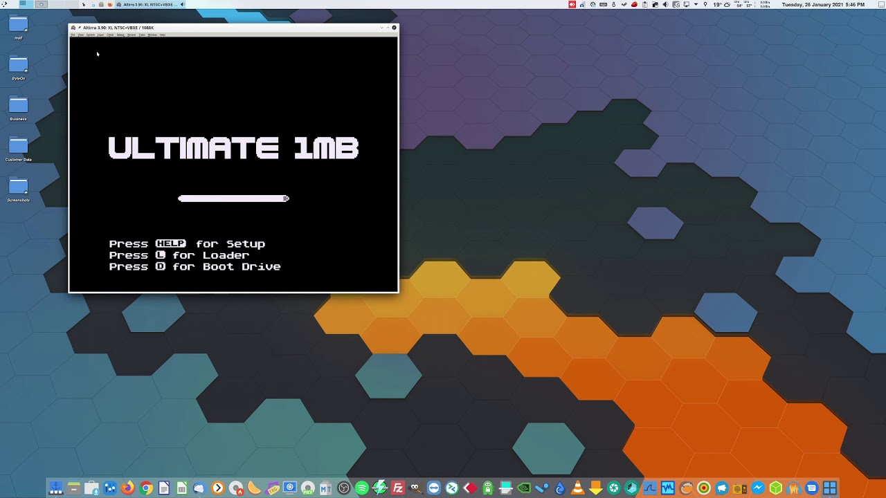 Altirra A8 Emulation U1MB and SIDE2.