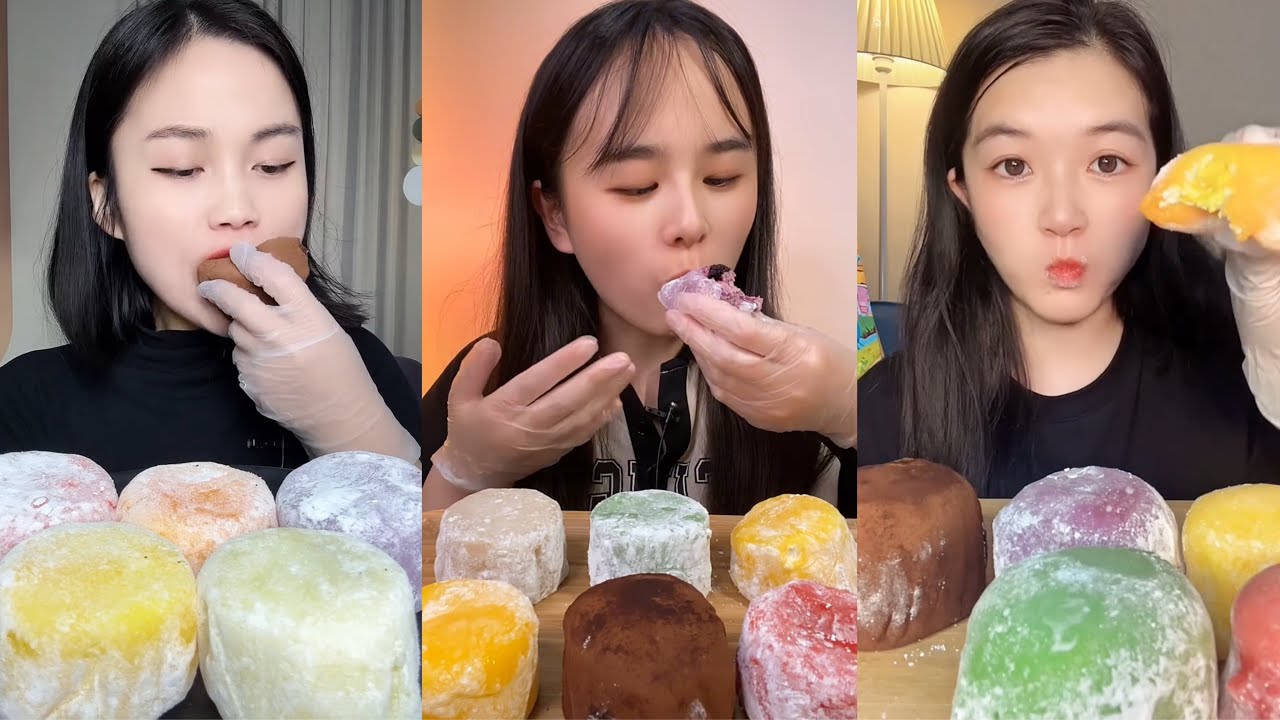 ASMR Dessert Mukbang | Eating Colorful Jelly & Sweet Treats (No Talking)