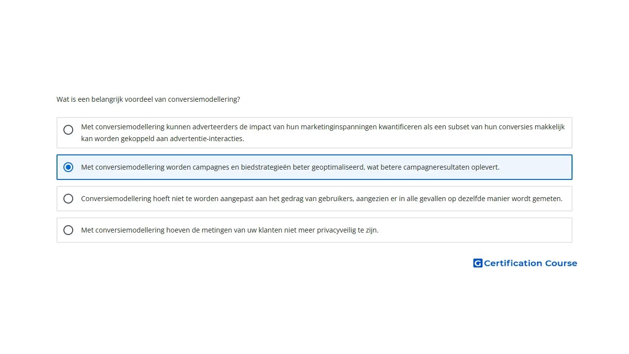 Wat is een belangrijk voordeel van conversiemodellering?
