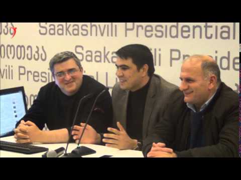 შეხვედრა აზერბაიჯანელ ქართველებთან სააკაშვილის ბიბლიოთეკაში