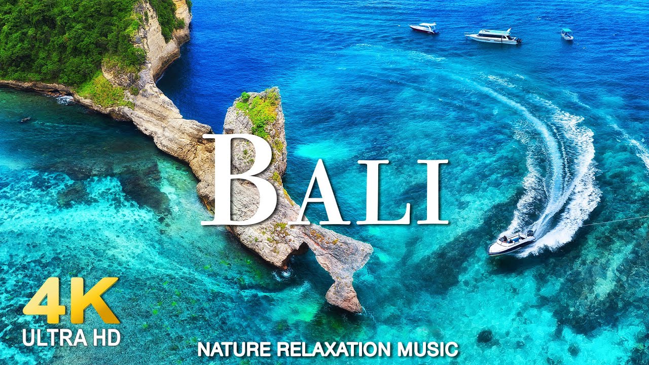 Bali 4K Video - Relaxing Music With Amazing Beautiful Nature Scenery For Stress Relief #4kvideohdr