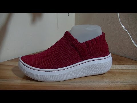 zapatos vans tejidos a crochet baratos
