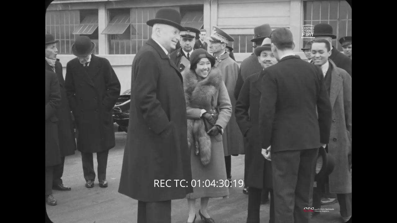 Sovrani del Siam in visita alla Fiat Lingotto (1934)