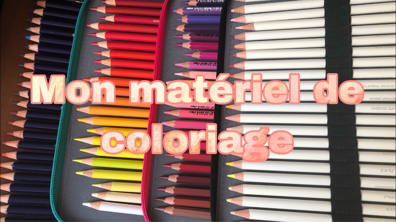 Présentation de mon matériel de coloriage adulte