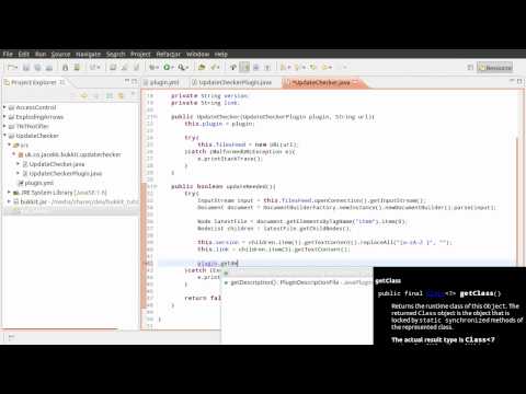 Java Bukkit Plugin Tutorial: Update Checking [part 02]