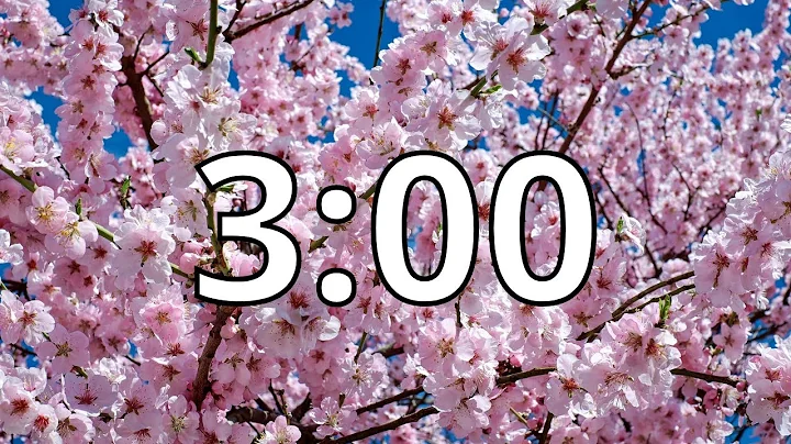3 Minutes Timer with Music | Cherry Blossom Timer