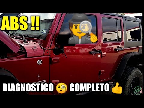 Jeep Wrangler falla de ABS luz encendida C1035 C2116 - YouTube