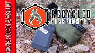 RECYCLED FIREFIGHTER - Wallet and Gear Pouch
