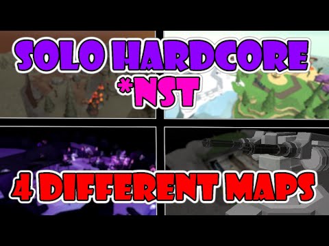 SOLO HARDCORE TRIUMPH NO SPECIAL TOWERS ON 4 DIFFERENT MAPS / Tower Defense Simulator
