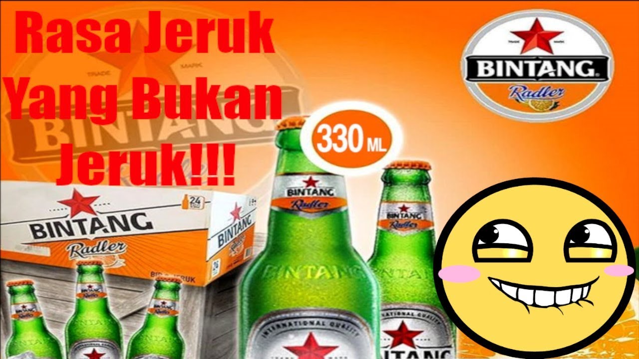 Review minum bir bintang radler rasa jeruk !!! - YouTube