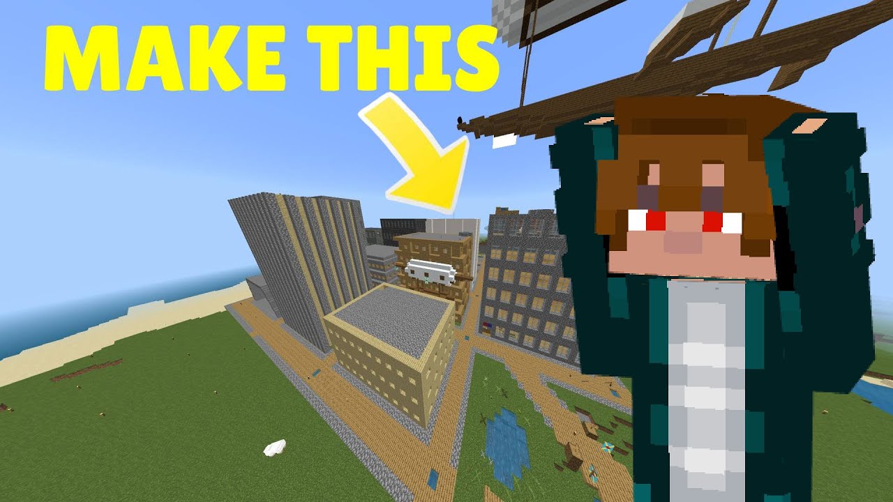 How to Build a SIMPLE CITY in MINECRAFT - YouTube