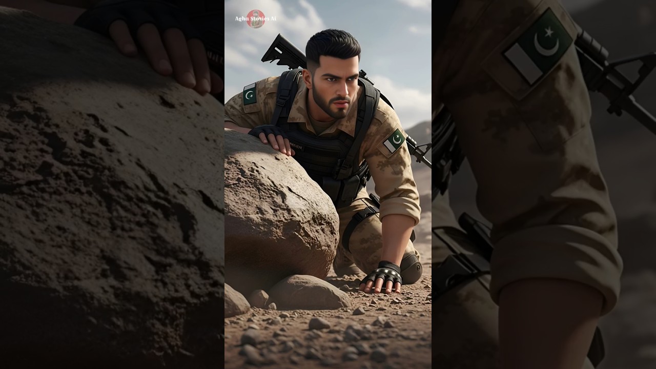"A Foreign Woman Alone and a Pakistani Soldier's Rescue!" 🇵🇰 