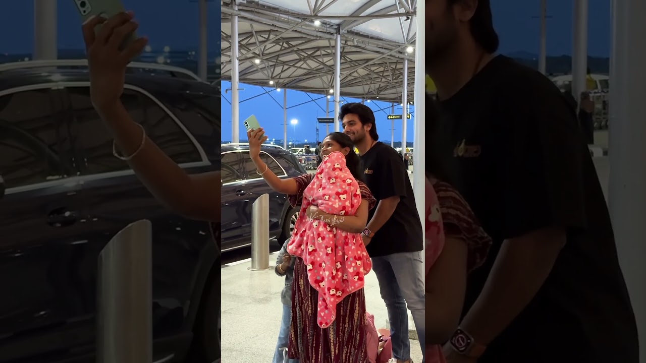 Aadi Sai Kumar sweetly give selfie to fan